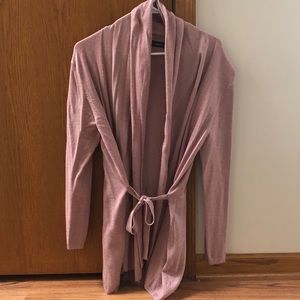 Dusty Pink Sweater Robe